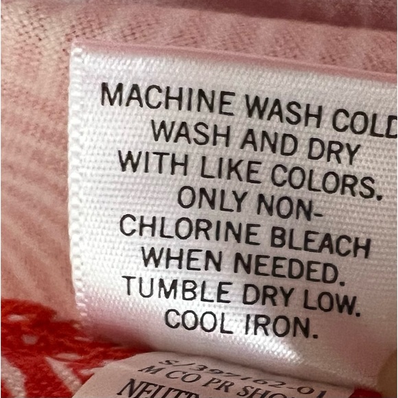 Banana Republic Tailored Coral White Geometric Women's Flat Front Shorts Size 0 - Picture 6 of 8